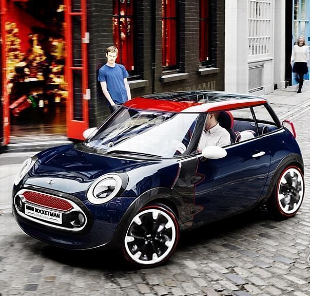 Hommage an die britische Hauptstadt: Das MINI Rocketman Concept in neuem Look.